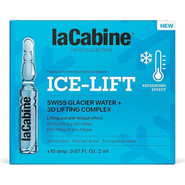 Lacabine ice-lift 3d elixir ampolla todo tipo de pieles 10ml