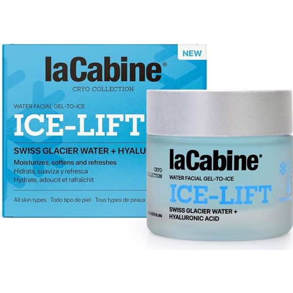 Lacabine ice-lift gel agua facial gel-to-ice hyaluronic 50ml